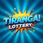 Tiranga Lottery 2025 app interface showing color prediction options